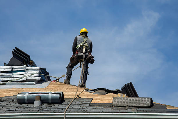 Professional Gutter Installation technician working in Havana, FL